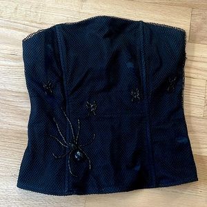 Bebe Spider Net Bustier